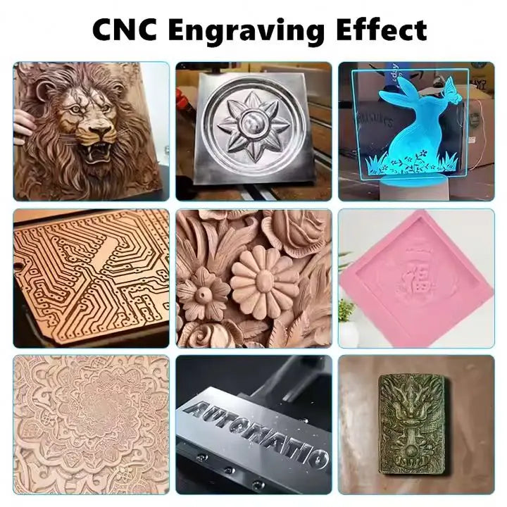 TEBAK Latest Upgrade GRBL Control 3 Axis CNC 4540Plus Wood Router CNC Milling Machine Cutting Machine for Metal Aluminum Copper