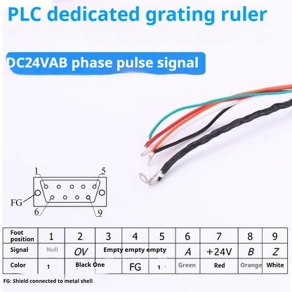PLC-specific 24V Grating RulerHigh-precision Optical Grating Ruler CNC Machine Electronic Scale Digital