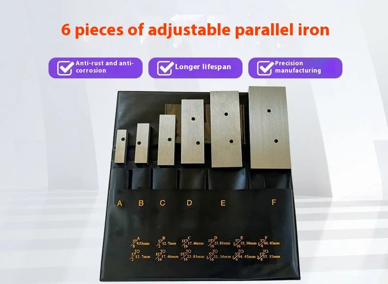 TEBAK Machine Tools CNC Lathe Parallel Block Set Measuring Tool Precision Parallel Parallel Pad Gauge Block CNC Milling Pads