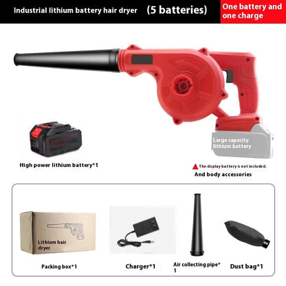 2in 1vacuum and Blow Brushless Copper Cordless Compressed Turbine Jet Fan Blower ABS Material Enhanced Airflow Vacuum Cleaner