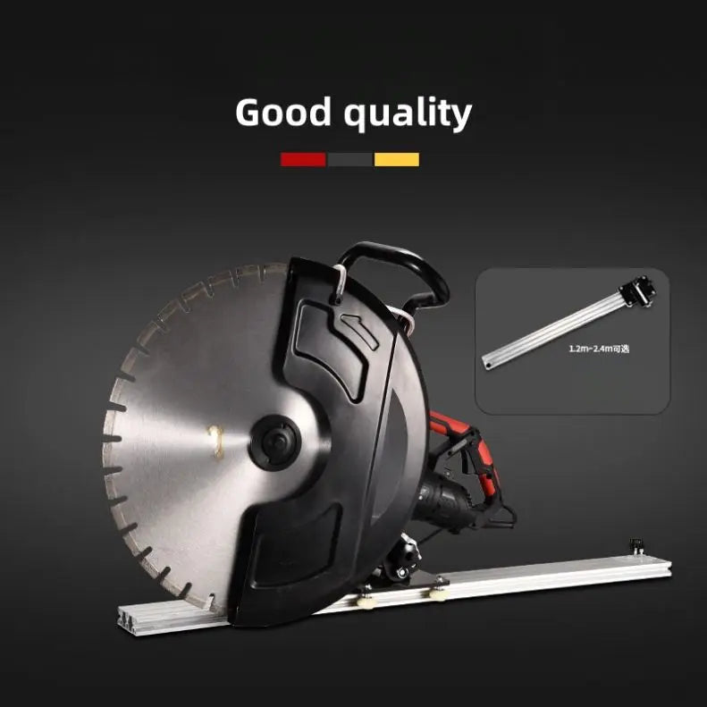 TEBAK Electric Round Blade Cutting Concrete Wall Saw Machine 3200W 400mm Handheld Electric Power Diamond Circular Saw