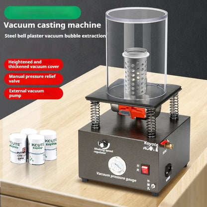 ANDUUK Multifunctional Gold Silver Jewelry Vacuum Casting Machine Gypsum Pumping Suction Rod Vibration Mold Industrial Equipment