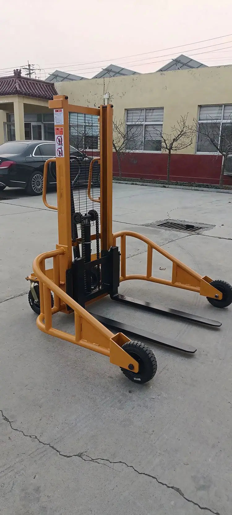 Factory Wholesale 1.5ton Forklifts All Terrain Rough Outdoor Adjustable Electric Pallet Jack Stacker Mounted Hand Pallet Truck
