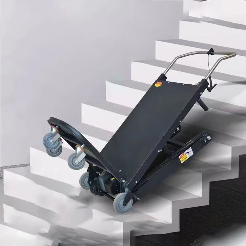 Electric Dolly Stair Climbing Trolley 2 Battery Stair Climbing Hand Truck 3000W 500kg Load Stair Climber Crawler Dolly Cart
