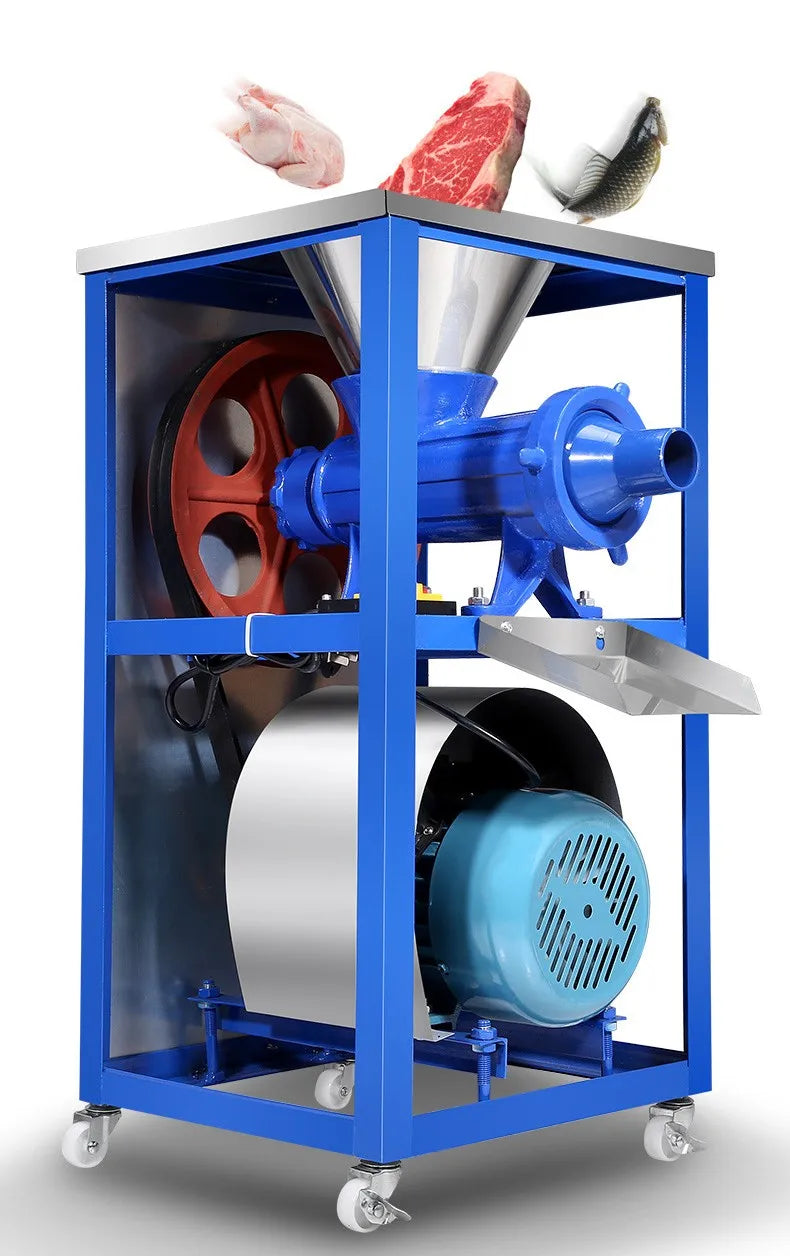 TEBAK 32/42/52/62 Meat and Bone Grinder Wholesale Bone Crusher Chicken Rack Minced Fish Chili and Noodle Machine Meat Grinder