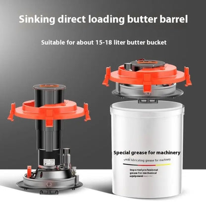 High Quality 12/15/18L 24/220V Automatic Electric Barrel High Pressure Auto Lubrication Grease Filling Pump for Concrete Pump