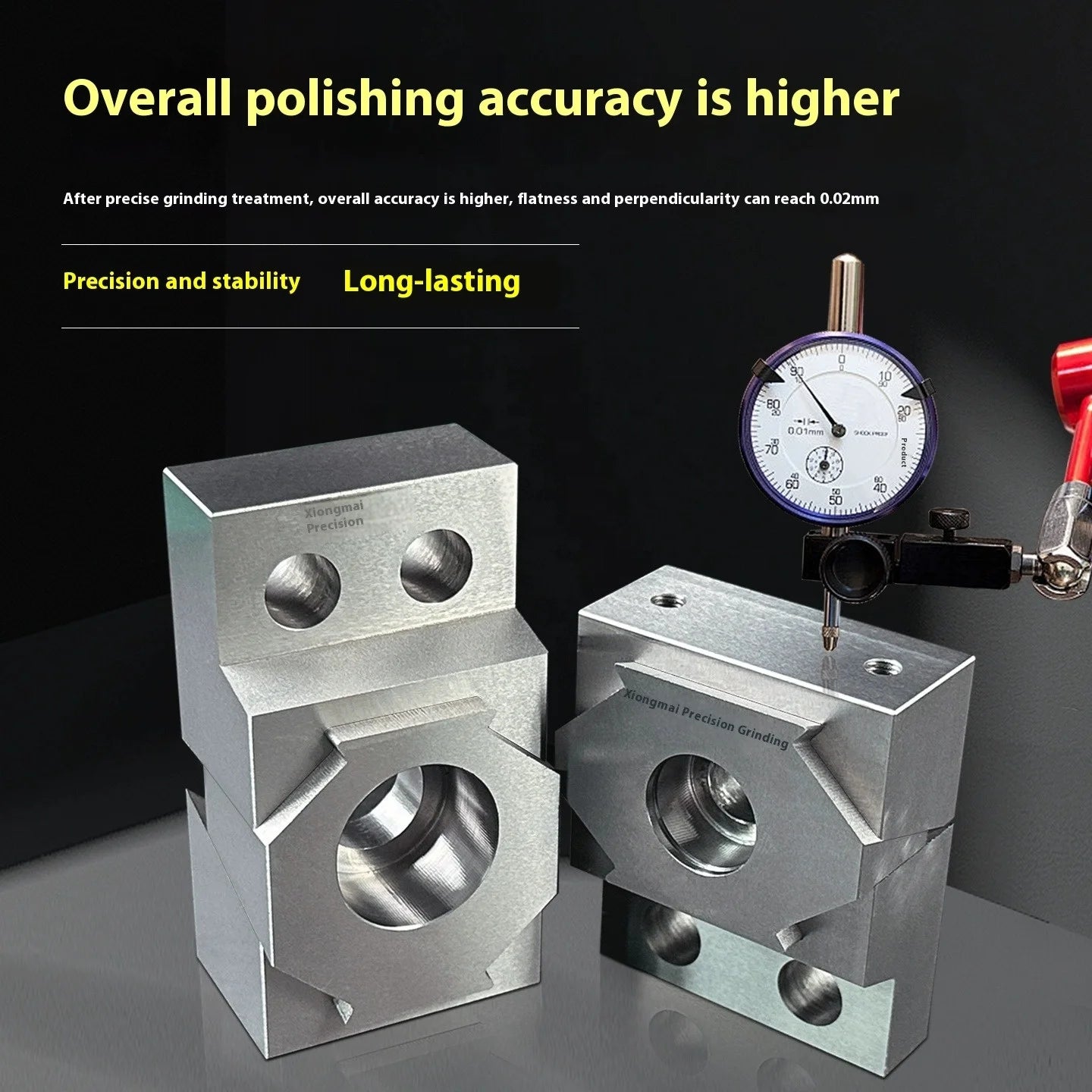 Cnc Single-Sided Ok Clamp Precision Fixture Multi-Station Pneumatic Machining Center Fixed Milling Machine Accessory Suitable