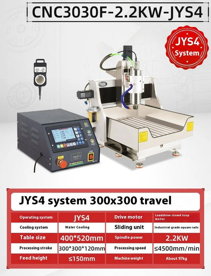 TEBAK JY-12 Square Rail CNC Engraving Carving Machine Automatic Tool Change ATC ISO20 2.2KW Spindle 5pcs Tool Magazine