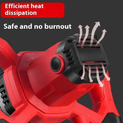 2400W Electric Concrete Mixer 6 Speeds Mixing Machine Thinset Mortar Grout Plaster Paint Stirring Tool Concrete Cement Mixer