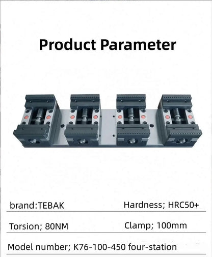 Wholesale Custom Multi Station Machining Center Workbench Vise Grip Rack Bench Vise by Side Fixed Base Quick Clamping Vise