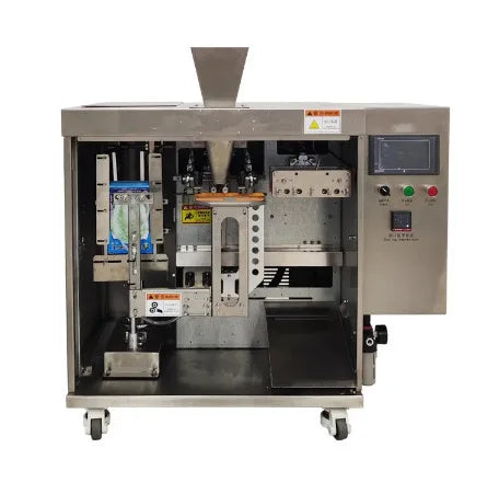 TEBAK Touch Screen Supplier 20-999g Back Seal Organ Bag Self-adhesive Granule Sugar Honey Rice Granule Weighing Packing Machine