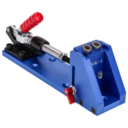 TEBAK W-108 Aluminum Alloy Heavy Duty Pocket Hole Fixture System Pocket Hole Jig Set