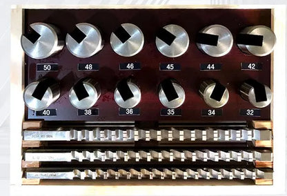 TEBAK Hot Sale Hot Sale 21PCS Keyway Broach Sets, with Bushing & Shim for Industrial Tools