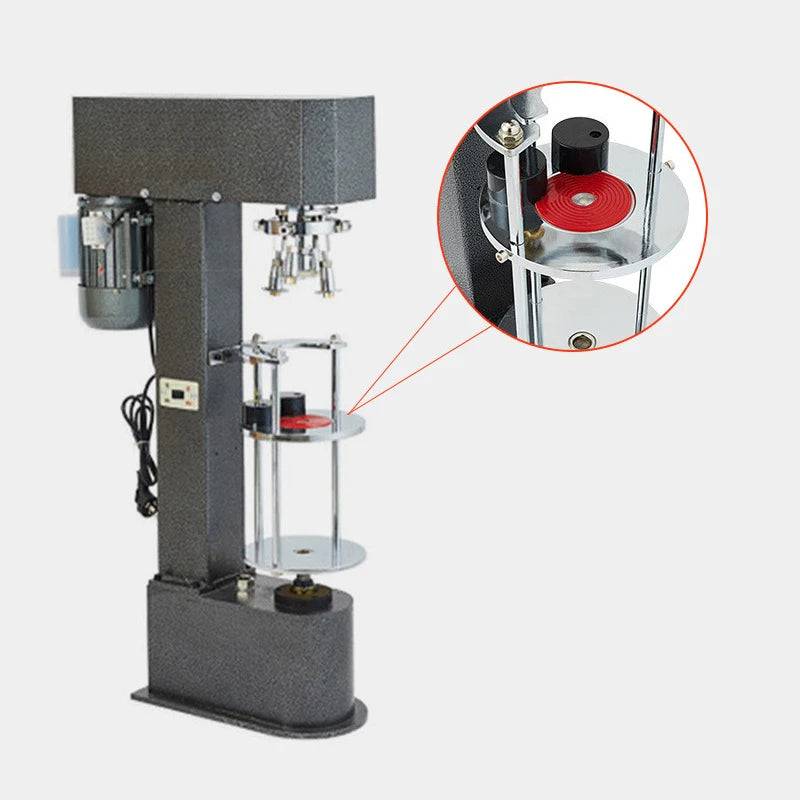 TEBAK Semi-auto Multifunctional Bottle Cap Locking Machine Beverage Soda Beer Bottle Cap Sealing Machine