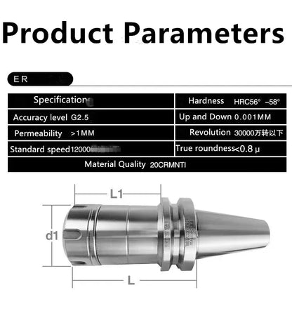 Wholesale High Precision BT Taper Shank Tapping Collet Chuck ER SK Cutter Tool Holder Collet Chuck CNC Tool Holder