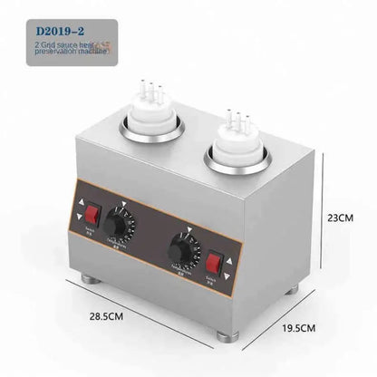 TEBAK Commercial Electric Sauce Bottle Warmer Processing Chocolate Cheese Butter Oyster Sauce Electric Hot Sauce Bottle Heater
