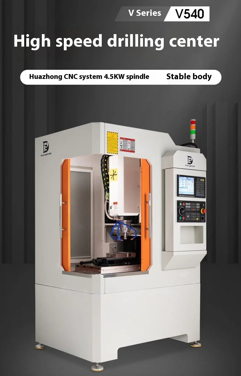TEBAK JY-01 Mini Small Cnc Engraving 3 4 5 Axis Services  Aluminum Prototypes Vertical Turning Milling Machine for Metal