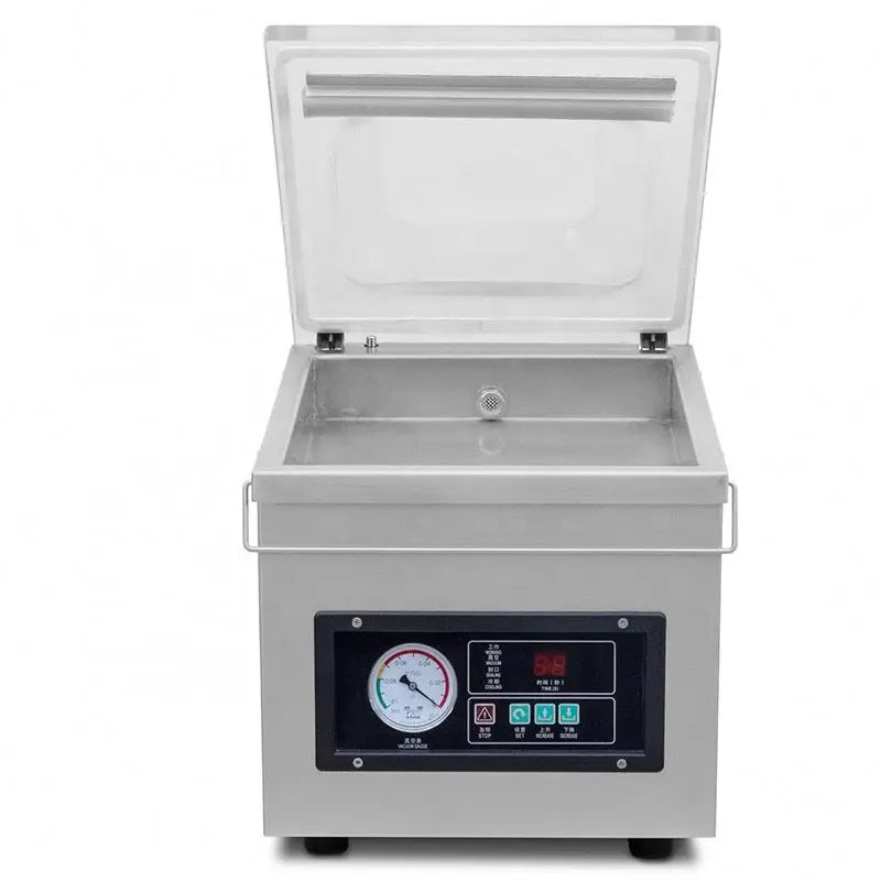 TEBAK Date Printing Dz 400 Desktop Single Chamber Wet Dry Liquid Food Small Household Vacuum Sealer Packing Machine