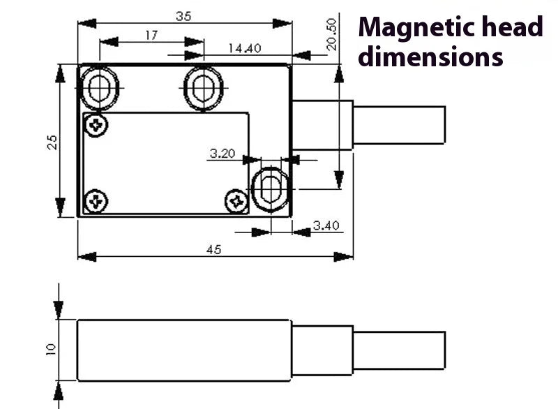Magnetic Scale KA800MC-5 High-precision Optical Grating Ruler CNC Machine Electronic Scale Digital