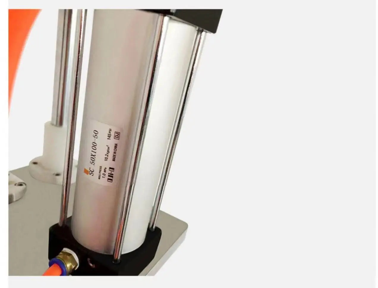 TEBAK High Efficiency Stainless Steel Beer Cosmetics Plastic Bottle Cap Small Pneumatic Capping Machine With Foot Switch