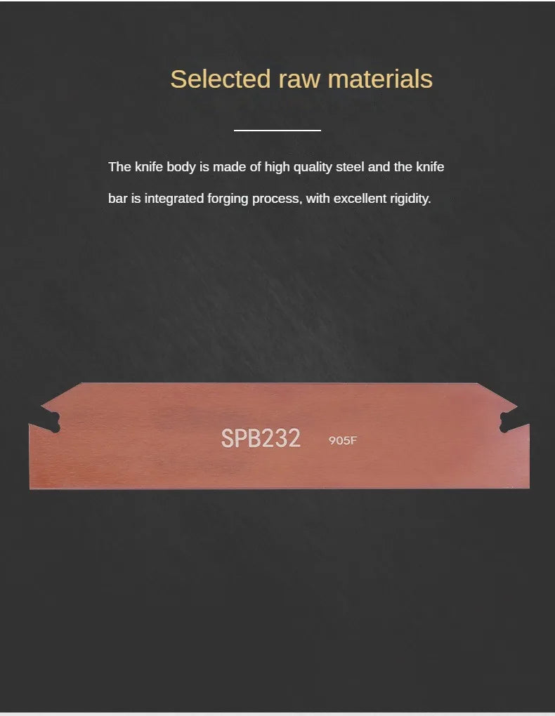 SPB SMGB Grooving Cutting Tool Insert SPB226/326/426/526/232/332/432/532/632 SMG322 426 432 Turning Tool SMM1626 Tool Holder