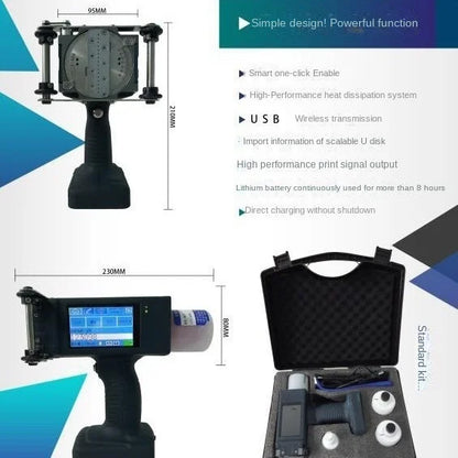 TEBAK XY-16 Large Character Inkjet Printer for Large Carton Big Character PVC Pipe Handheld Portable Printer