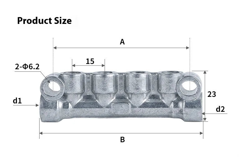 Manufacturers Wholesale Spot Zinc Alloy a Type Resistance Oil Block Oil Pump Oil Distributor