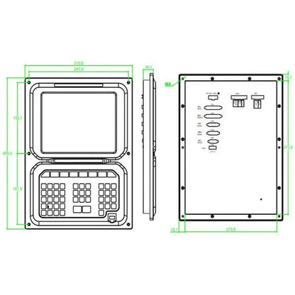 TEBAK CNC Flame and Plasma Cutting Machine F2300B V5.0/ F2300BT V5.0  10.4 Inch LCD 2-axis Connection to CNC Control System