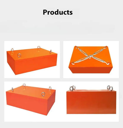 TEBAK Conveyor Belt Strong Magnetic Iron Remover Industrial Rectangular Suspension Strong Magnetic Strong Magnetic Iron Remover