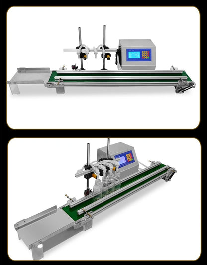 TEBAK Desktop Pet Plastic Glass Bottle Liquid Oil Filling Machine With Conveyor Beverage Juice Filler