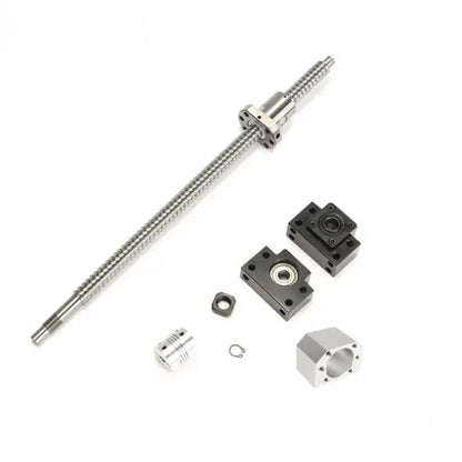 TEBAK  Ball Screw CNC Machine Parts Rotating Nut Ballscrews Supports Bearing Blocks D-04 SFU1204 SFU1605 Full Set Cnc Machine