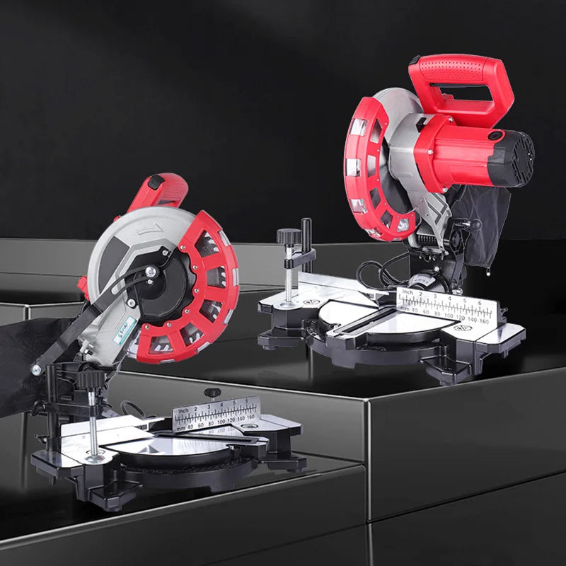 210mm Miter Saw 1400W 4600RPM Circular Saw Aluminum Cutting Machine Power Tools for Wood Carpentry Tools Mitre Saw Woodworking