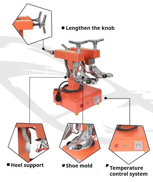 TEBAK New Design One Pair Shoe Expander Stretcher Machine for Sale Shoe Expander Heating