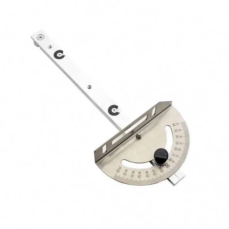 Miter Gauge Aluminum Profile Fence With Track Stop Table Saw Router Miter Gauge Saw Assembly Ruler for Woodworking Tools DIY