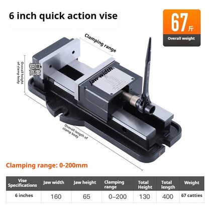 Double-opening Heavy-duty Flat-nose Pliers High-precision Angle-fixed Type Flat-nose Pliers Milling Machine-specific Bench Vise