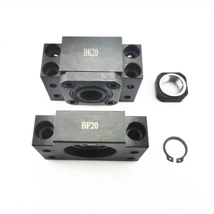 TEBAK D-02 FK10 FK12 FK15 FK20 FK25 Precision Ball Lead Screw Support Set Bearing Seat Lead Screw Bearing Lead Screw Fixing Seat