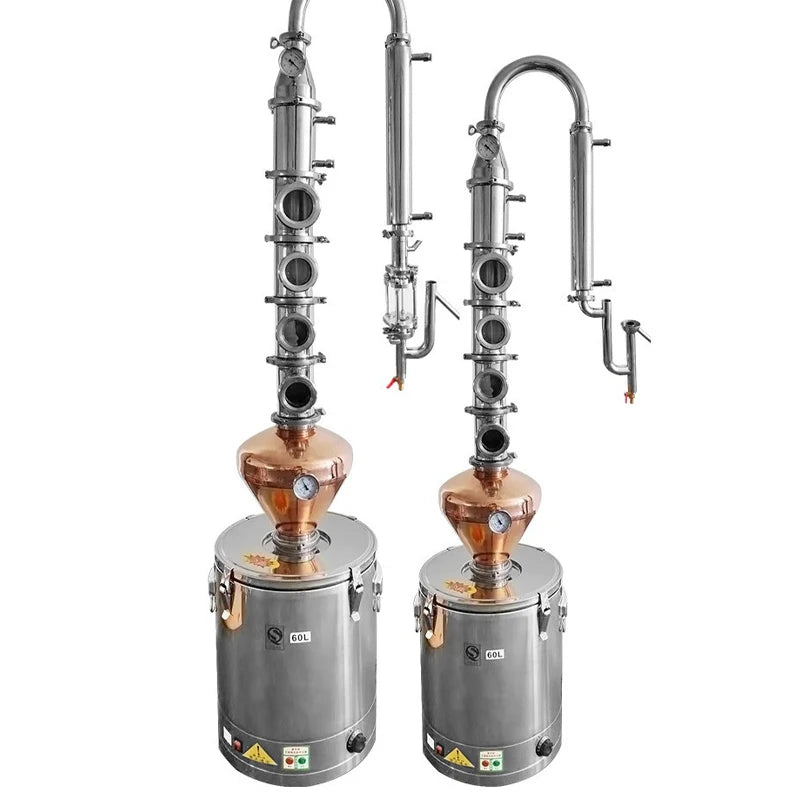 TEBAK Distillery Hand-made Gin/Vodka/Whiskey/ Ethanol Production Copper Distillation Equipment Wine Gin Vodka Alcohol Distiller