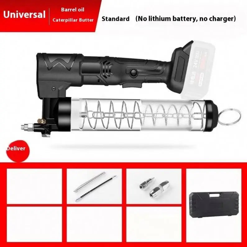 Professional Portable Heavy Duty 24V Rechargeable 600CC 10000PSI Electric Automatic Grease Gun Lubrication Pump