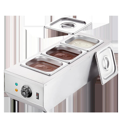 TEBAK Chocolate  Pan Nuts Chocolate Melter Stainless Steel Peanuts Almond Grape Small Machine