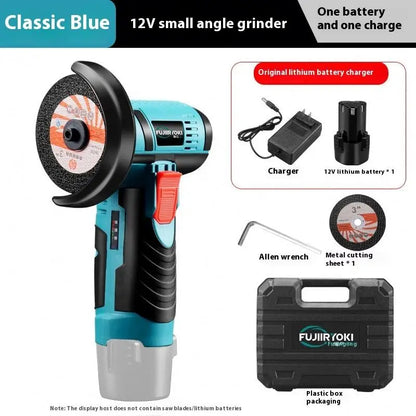 TEBAK Small Household Handheld Polishing Machine Electric Cutting Machine Portable Cordless Brushless Electric Angle Grinder