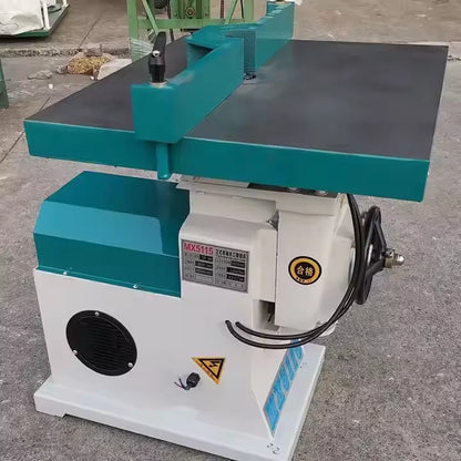A TEBAK High Speed Trimming Chamfering Machine 45Degree Woodworking Slotting Sliding Table Spindle Moulder Vertical Milling Router