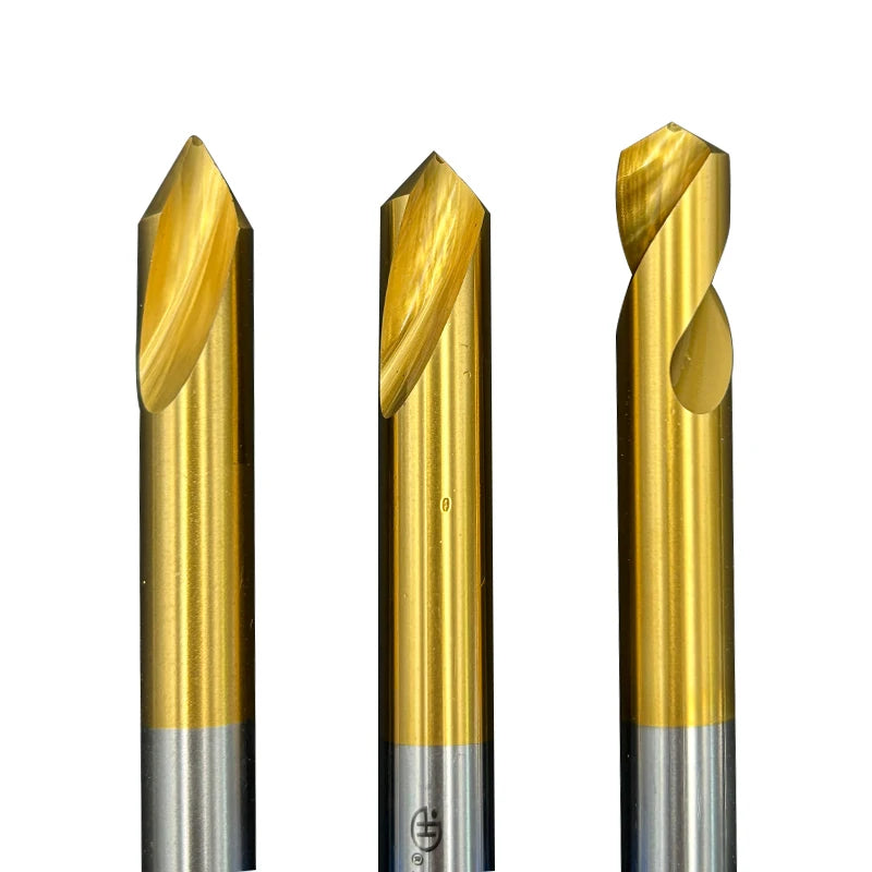 TEBAK China Titanium Coated Centering Drill *60 Degree Drill Bits for Machine Tools Hss Auger Cobalt Drill Lathe Machine Tool