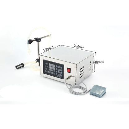 Sy-280 Electric Digital Control Pump Bottle Liquid Filling Machine Small Perfume Water Juice Oil Perfume Machine Full Automatic