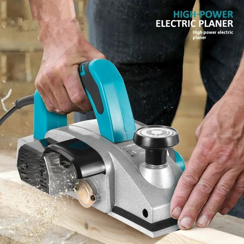 1100W Multifunctional Electric Planer Handheld Wood Planer Industrial Hand Wood Edge Trimmer 2mm Electric Wood Planer Machine