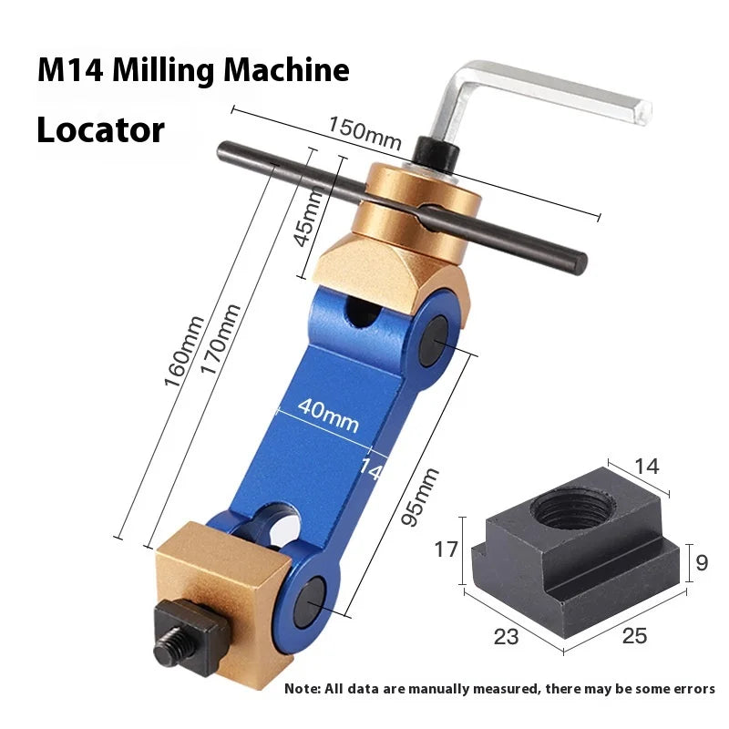 TEBAK Heavy-duty Universal Positioning Block for Multi-functional Workpiece Positioning on Milling Machines
