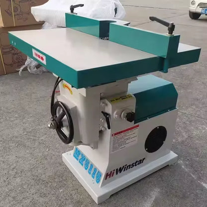 A TEBAK High Speed Trimming Chamfering Machine 45Degree Woodworking Slotting Sliding Table Spindle Moulder Vertical Milling Router