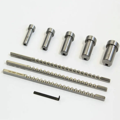 TEBA HSS Metric Keyway Broach Sets with Shim Hss Metric Keyway Broach Set Customized Lathe Broaching Tool