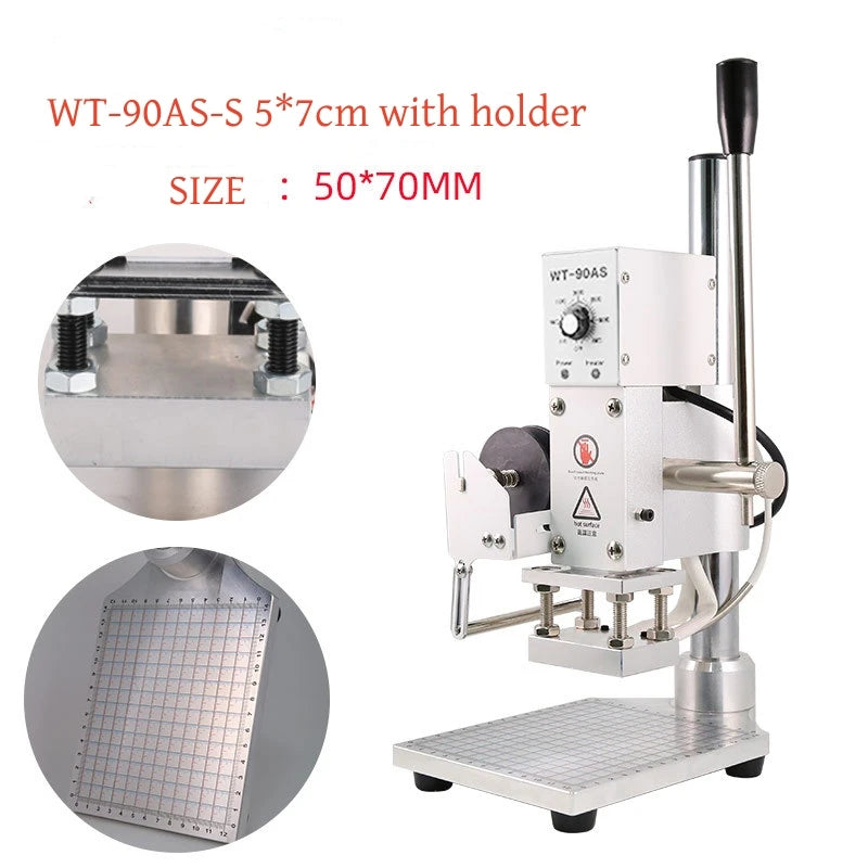 TEBAK WT-90AS Digital Hot Stamping Foil Cards Plastic Paper Leather Hot Heat Transfer Press Machines