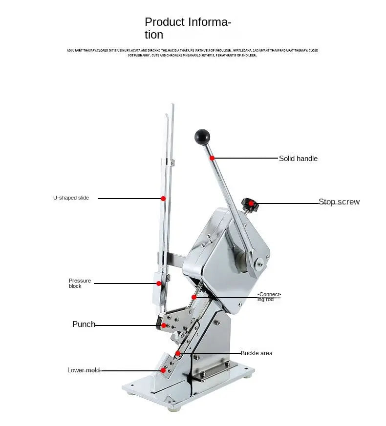 TEBAK SY-U Sealer Knot Tying Machine U Shape Aluminum Nail Clip Bag Neck Sealer Tying Binding Machine Widely Used in Supermarket