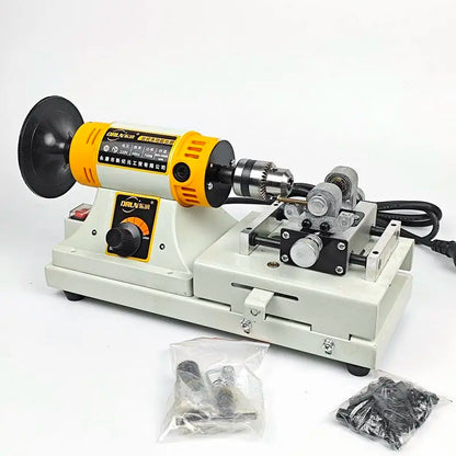 Multifunctional Adjustable-speed All-in-one Machine, Right Side Ball-pen Drilling Machine, Left Side Grinding Disc
